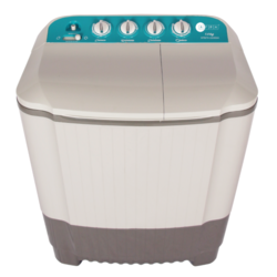 AFRA Twin Tub Top Loading Washing Machine, 7kg Capacity, White, Double Layer Body, ESMA Approved, AF-700WMBL, 2 Years Warranty